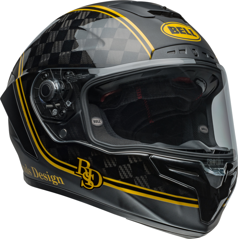 Bell Race Star Flex DLX RSD Player Matte/Gloss Black/Gold - www.mc ...
